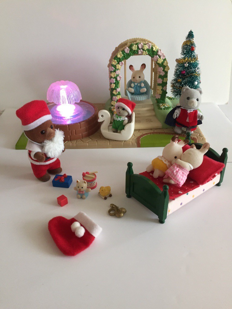 sylvanian families christmas tree set